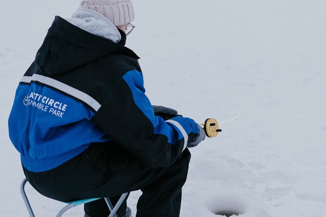 Ice Fishing by Snowmobile in Levi - Sharing a snowmobile and traveling with children