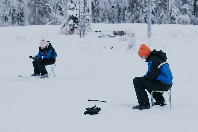 Ice Fishing by Snowmobile in Levi - Who will enjoy this Levi winter outing