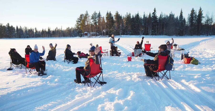 Ice fishing program in Lapland - What the $103 Price Means
