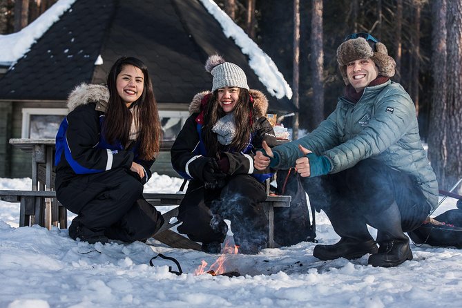 Ice Fishing Tour - Fire, sausages, and a Finnish pause