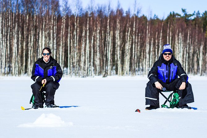 Ice Fishing Trip in Rovaniemi - Arctic views and a campfire lunch