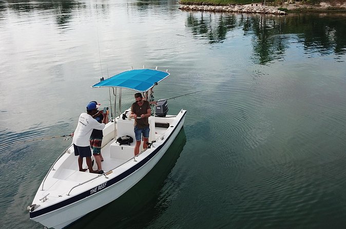 Inshore & Fly Fishing Punta Cana Private charter at Marina Cap Cana - Snorkeling adds welcome variety