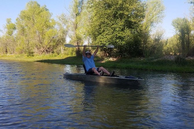 Kayak Fishing on the Verde 4hr Cottonwood, AZ 20Min From Sedona - What fishing from a kayak feels like