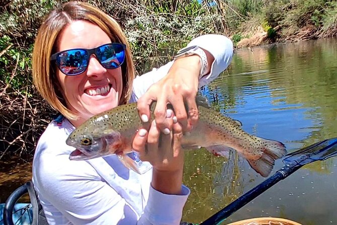Kayak Fishing on the Verde 4hr Cottonwood, AZ 20Min From Sedona - Who will get the most from this outing?