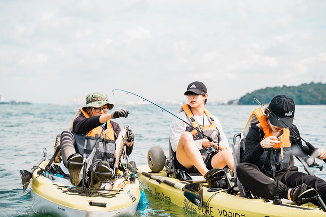 Kayak Fishing Tour in Singapore, Pasir Ris and Pulau Ubin Kelongs - Why the Hobie pedal kayak helps