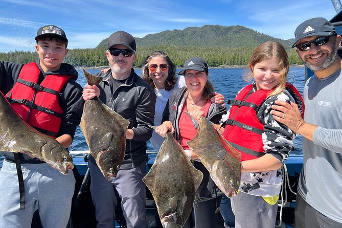 Ketchikan Halibut Hunt Fishing Adventure & Wildlife - Top Rated - Captain Grayson and the hands-on fishing