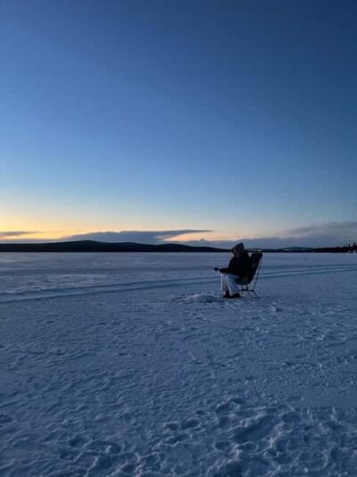 Kiruna: Private Ice Fishing Tour