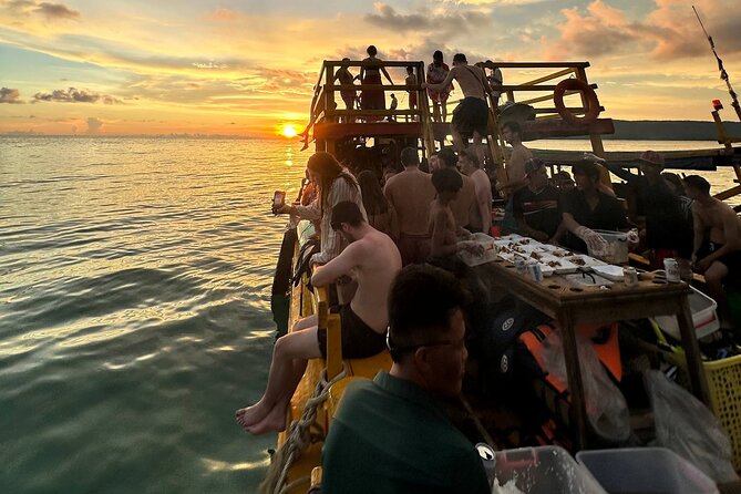 Koh Rong Tour: A Snorkeling, Fishing, Sunset, Plankton - Sunset and glowing plankton after dark