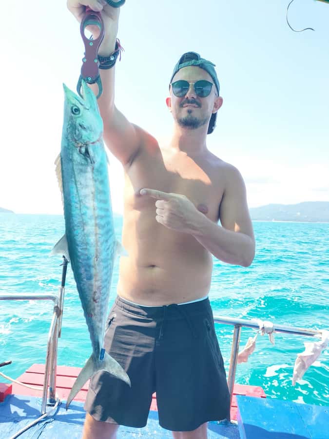 Koh Samui: Mr.Ung's Private Fishing/Boat Trip/Snorkeling/BBQ - Lunch grilled on the boat