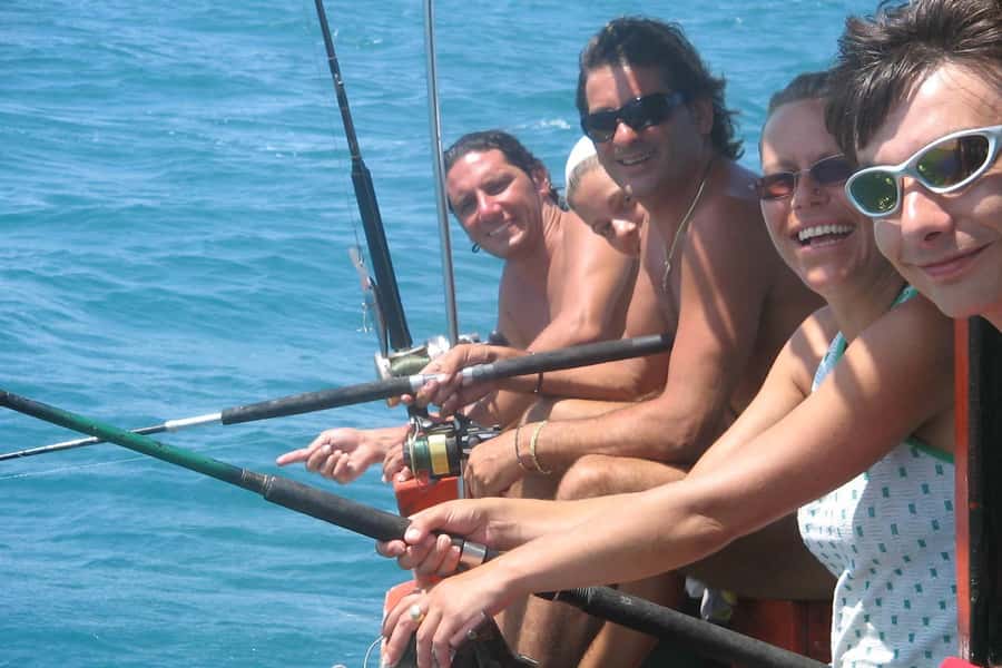 Koh Samui: Mr.Ung's Private Fishing/Boat Trip/Snorkeling/BBQ - A traditional boat with practical comforts