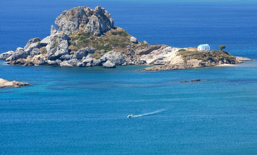 Kos: Kefalos Bay Boat Cruise with Fishing, Swimming, & Meal - Fishing with a simple line