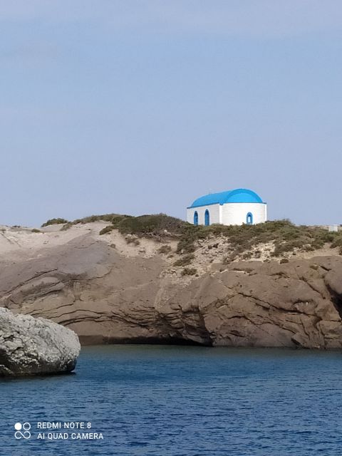 Kos: Kefalos Bay Boat Cruise with Fishing, Swimming, & Meal - The quiet beach and its rough stones