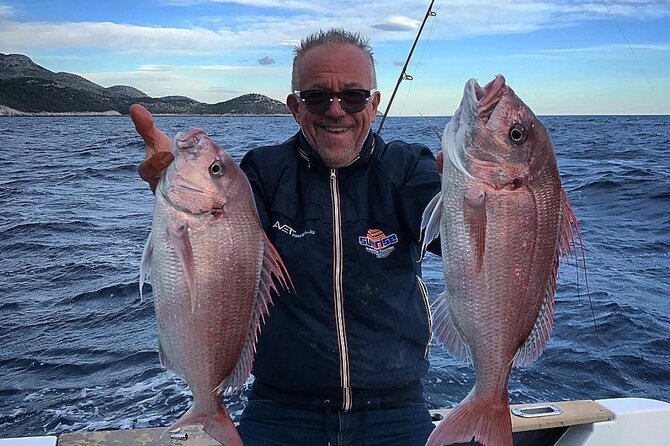Kotor Private Fishing Adventure Blue Cave And Lunch - Fishing two hours by Mamula Fortress