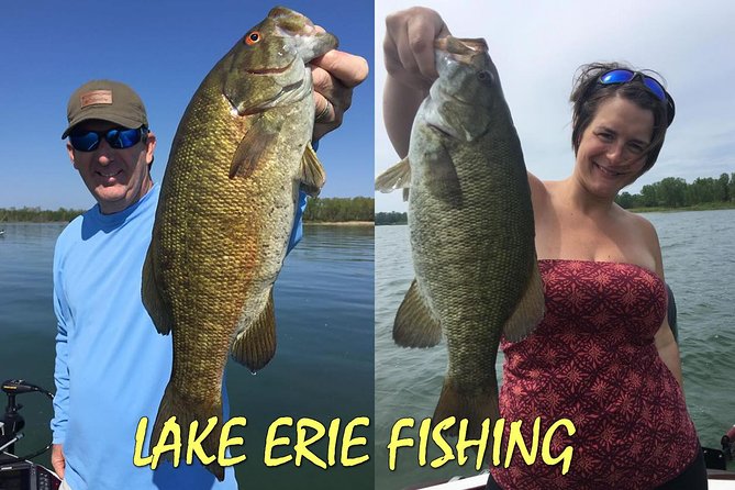 Lake Erie Smallmouth Fishing Charters - Full-day trips can include a relaxed lunch
