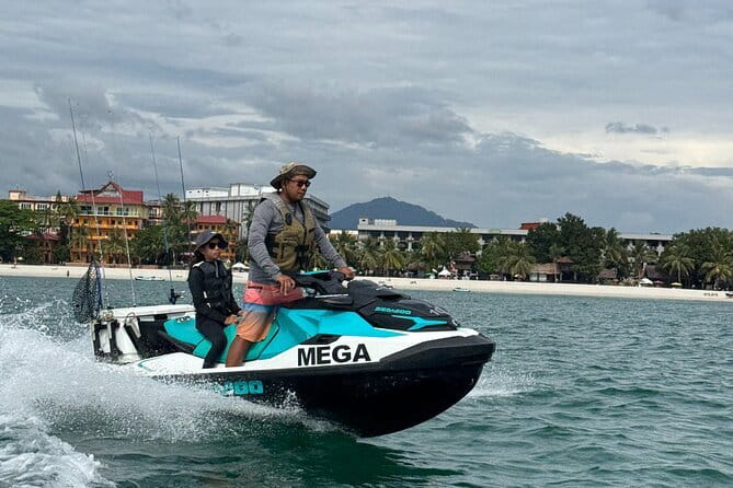 Langkawi: Jet Ski Fishing Tour with Guide - Riding out from Mega Water Sports Beach Hut