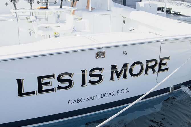 Les Is More 68ft Viking Fishing Yacht Rental - A private Cabo charter with a fishing boat at its center