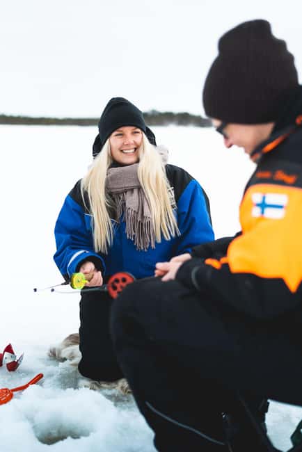 Levi: A fun Ice Fishing Experience in Levi, 3 HOURS - Who will enjoy this activity most?