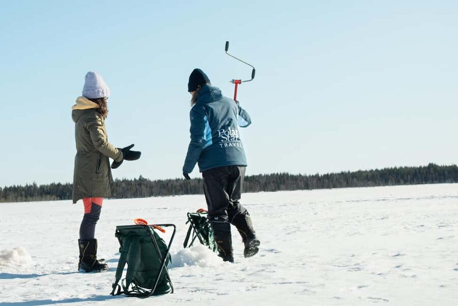 Levi: Arctic Ice-Fishing Experience - The quieter choice among Levi winter activities
