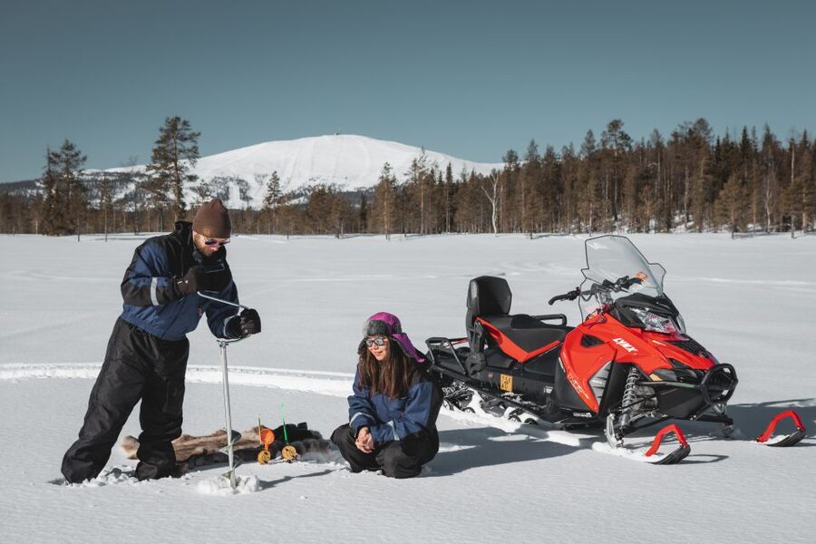 Levi: Snowmobile Safari with Ice Fishing and Outdoor Lunch - Who will enjoy this safari most