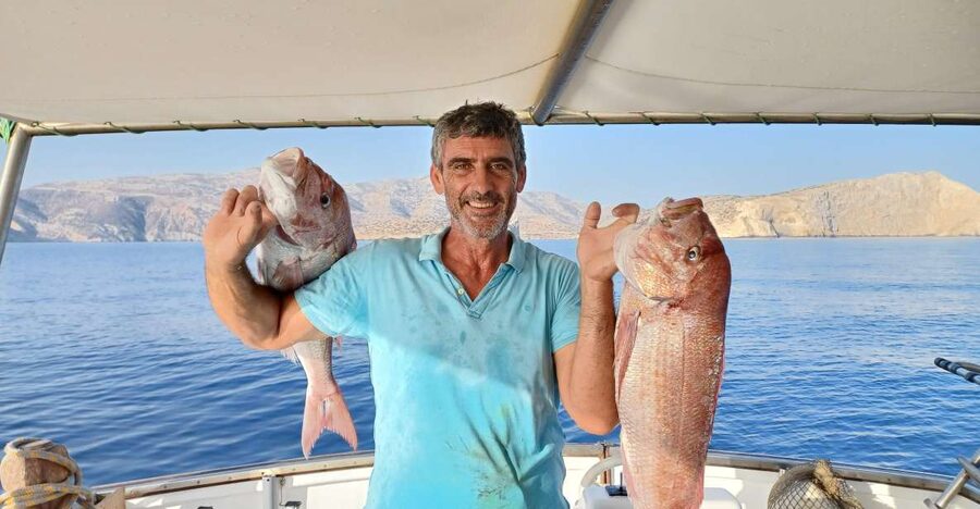 Naxos: Private Fishing Trip with Catch & Cook Onboard Meal - Kato Koufonisia for clear water and photographs