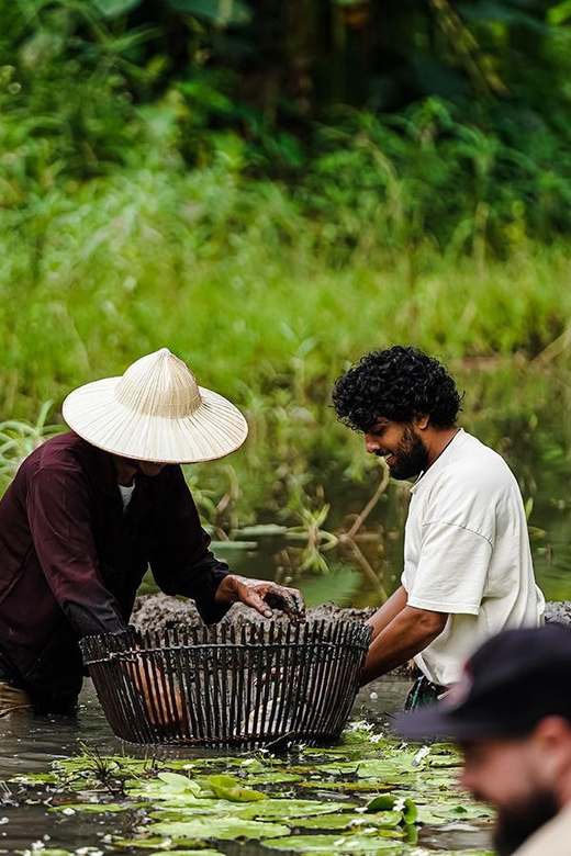 Ninh Binh: Rice planting and fishing by basket tour - Getting to Buffalo Cave from Tam Coc