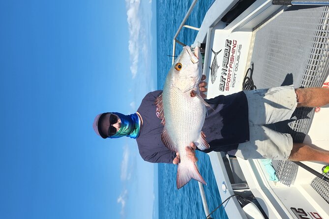 Out n About Sportfishing for Share and Private Charters on Reef and Estuary - What the boat ride to the Great Barrier Reef is like