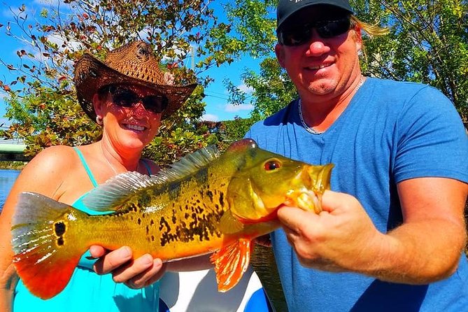 Peacock Bass Fishing Trip in Boynton Beach - Who will get the most from this outing