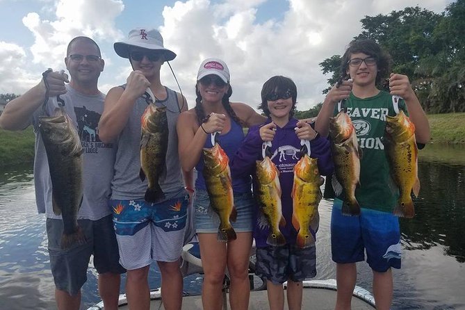 Peacock Bass Fishing Trips near Boca Raton - Starting at Lake Ida Dog Park