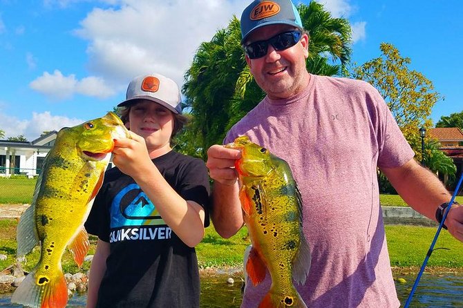 Peacock Bass Fishing Trips near Palm Beach Florida - Why Lake Osborne makes a good urban fishing trip