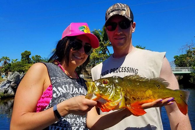Peacock Bass Fishing Trips near Palm Beach Florida - Calm canals, real limitations