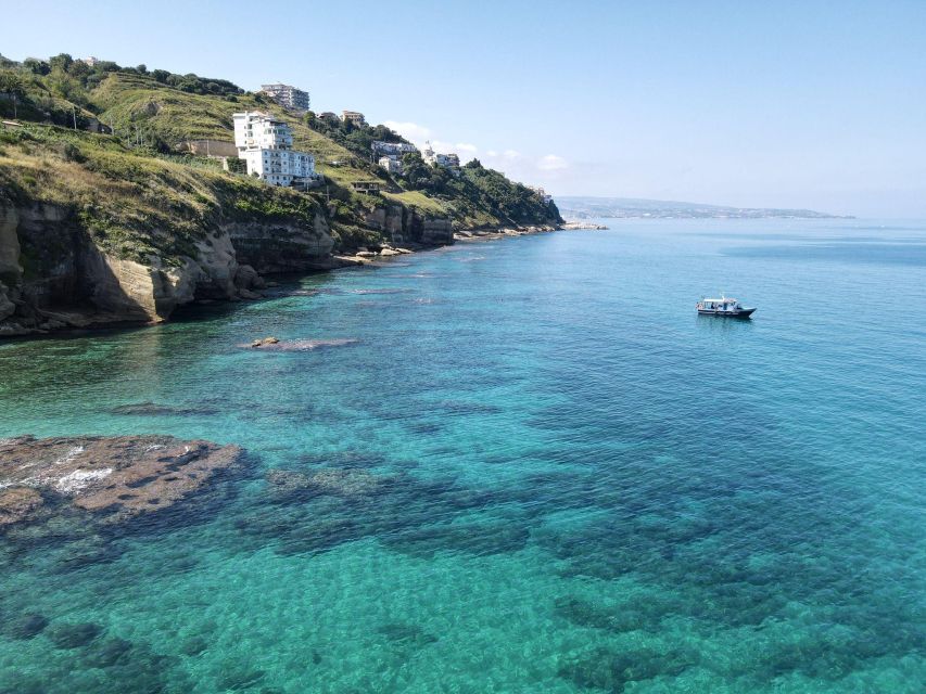 Pizzo: Fishing, Snorkeling, Dolphin Watching - Passing Pizzo from the water
