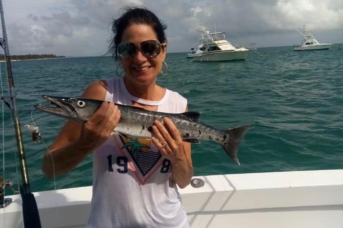 Platinum Punta Cana fishing charter - Catching fish, then deciding what happens next