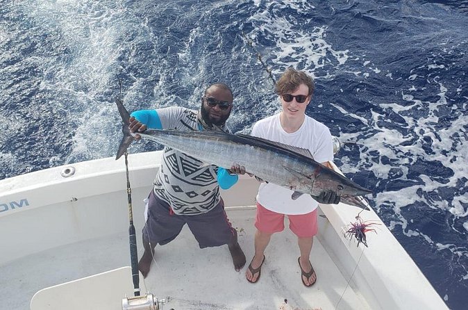 Private 6hr Deep Sea Fishing Charter on "Angler Management" - Bringing the catch back to Providenciales
