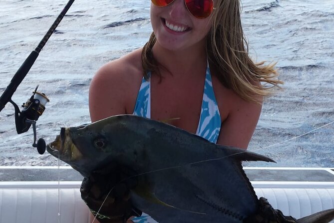 Private Bottom Fishing Charter 1/2 day morning on "Shady Grady" - The boat: comfort that matters after the first catch