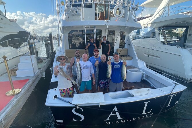 Private Charter Saltwater Fishing with Ocean Skeet Shooting - What four hours on the 75-foot Hatteras feels like