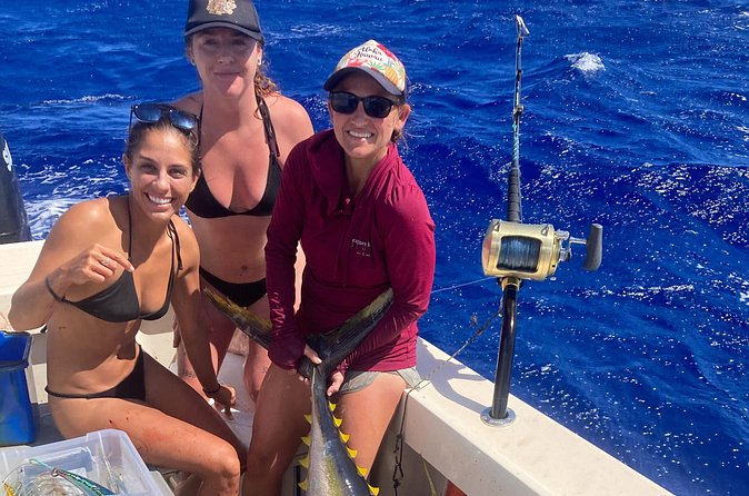 Private Deep Water Fishing in Kauai - The catch can come quickly, or not at all