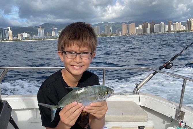 Private Fishing Charter for Family and Friends in Honolulu - Best for a quick family memory, not a fishing marathon