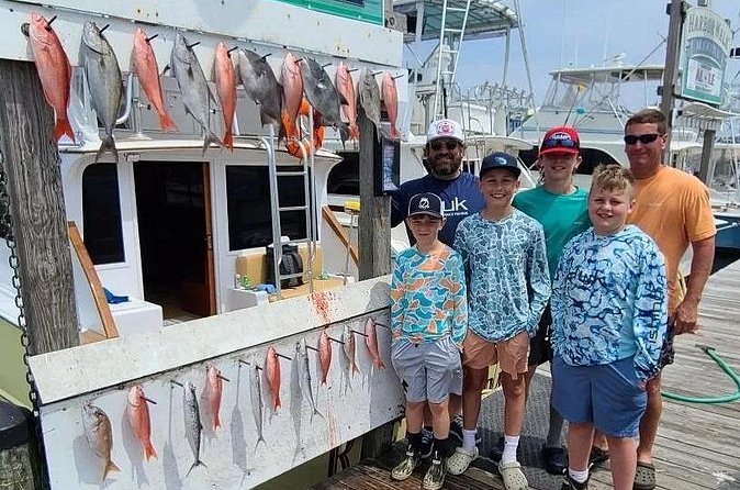 Private Fishing Charters from Destin Harbor - A Private Boat for Six People