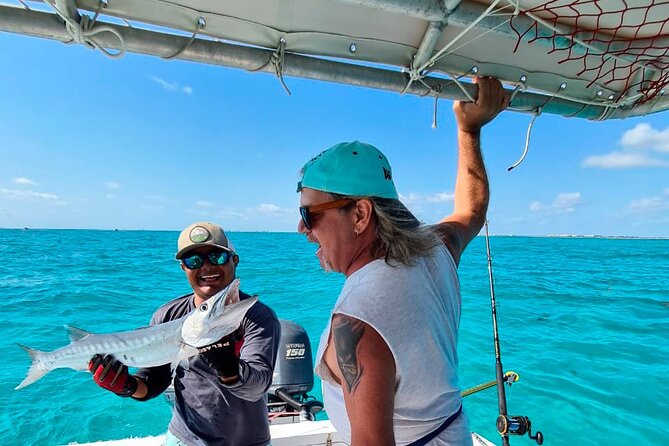 Private Inshore Fishing Experience in Isla Mujeres and Cancún - Fishing for barracuda, snapper, and seasonal species