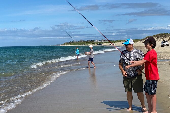Private Nantucket Beach Fishing Activity with a Guide - Cisco Beach and the final casts