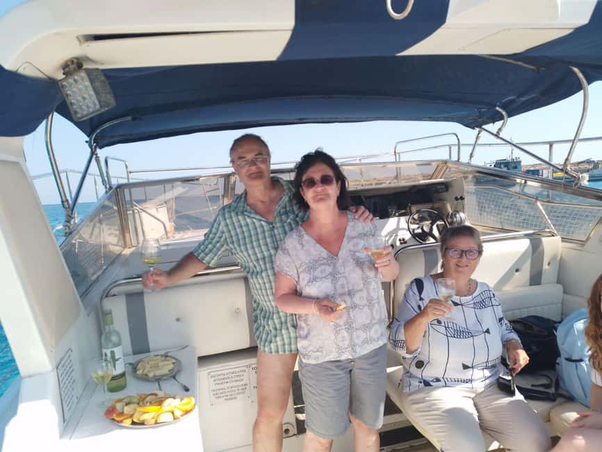Protaras: Private Boat Tour with Fishing - Captain Tassos and the tone on board