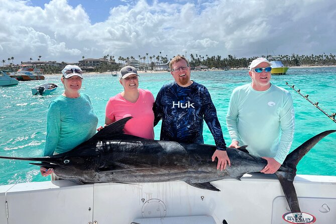 Punta Cana Private Fishing Charter on 39 Foot Boat with Bevarages - A serious fishing boat, not just a short harbor ride