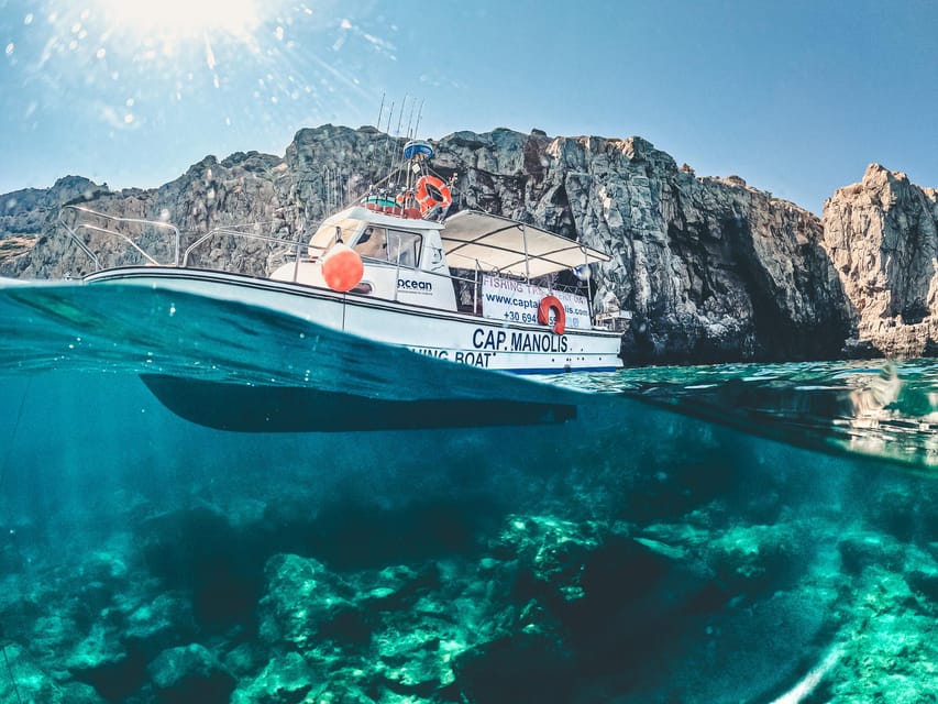 Rhodes: Captain Manolis Fishing Trip with BBQ and Swimming - Group size, pace, and the Captain Manolis feel