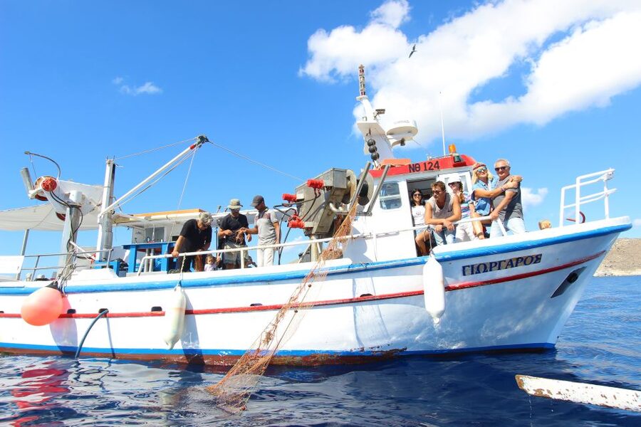 Santorini Sunset Fishing Trip with Dinner and Drinks - Family suitability and practical comfort