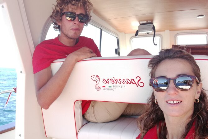 Shared trip with fishing and visit the beauty of Capri island - Angela and Luigi Set the Tone