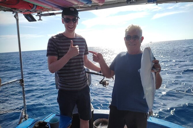 Skevos Fishing Trip Rhodes - Trolling for tuna, mahi mahi, and other predators
