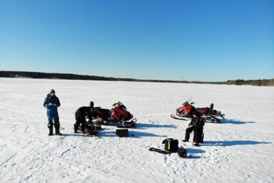 Snowmobile and Ice Fishing Excursion (private tour)