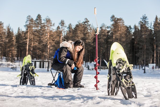 Snowshoeing and Ice Fishing Tour - The return walk and the four-hour pace