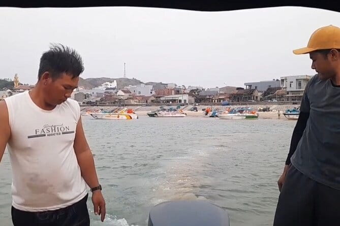Squid Fishing Tour at Nhon Ly, Vietnam - Fishing off Nhon Ly after sunset