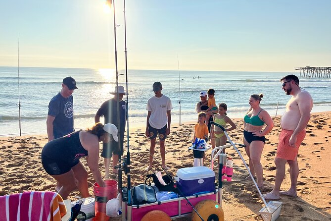 Three-Hour Beach Fishing Charter in Northeast Florida - Learning to fish where the waves break